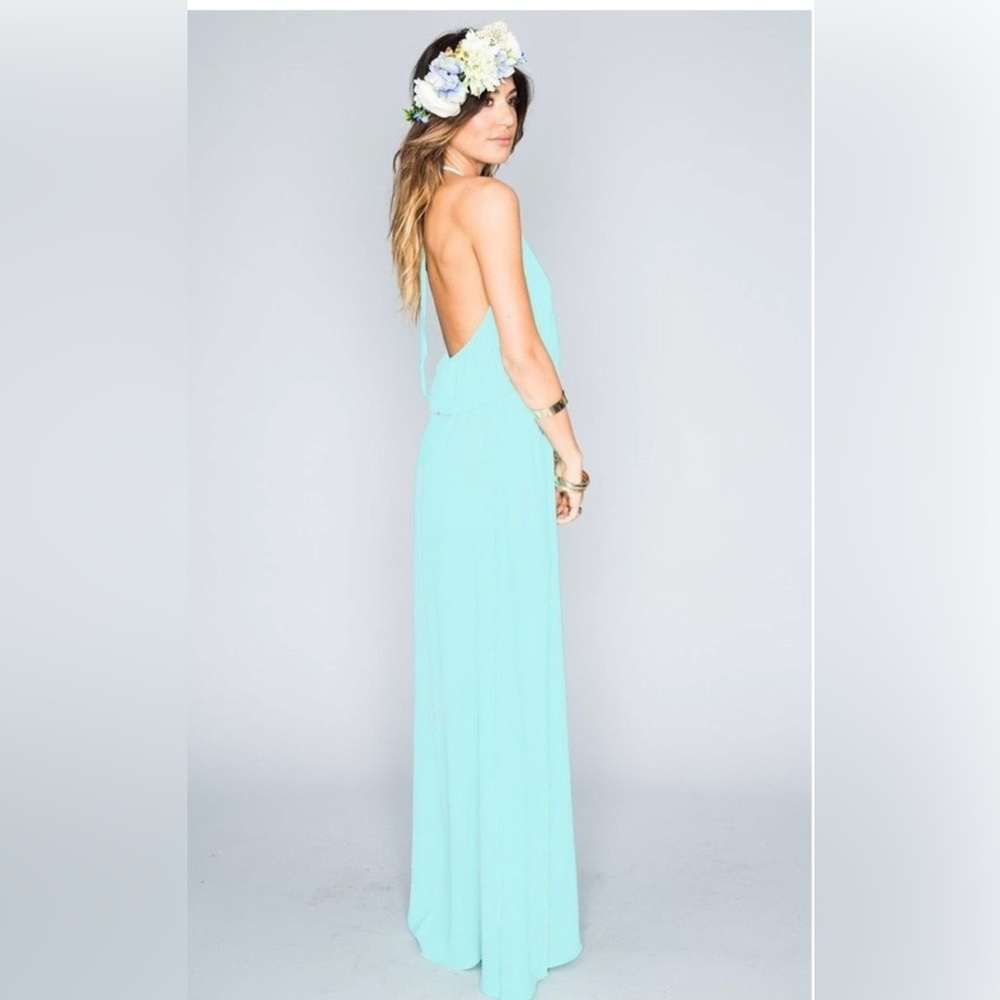 Show Me Your Mumu Heather Halter Maxi Dress- Never worn- Discontinued. Size S